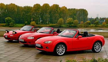 Οι 3 γενιές του Mazda MX-5 