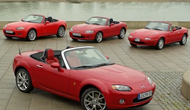 Οι 3 γενιές του Mazda MX-5 