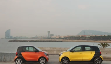 ΟΔΗΓΟΥΜΕ τα νέα Smart Fortwo & Forfour 