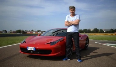 Ο Gordon Ramsay στο Maranello

