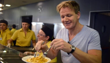 Ο Gordon Ramsay στο Maranello
