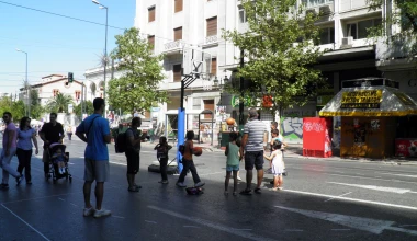 Πανεπιστημίου: κλειστή στα ΙΧ, ανοιχτή στον κόσμο