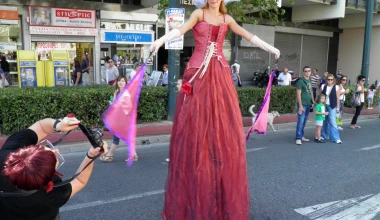 Πανεπιστημίου: κλειστή στα ΙΧ, ανοιχτή στον κόσμο