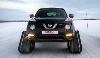 Nissan Juke RS με… ερπύστριες (VIDEO)