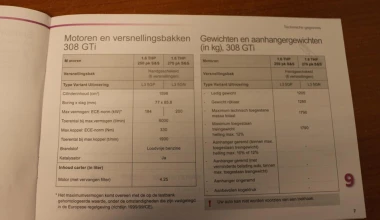 Τεχνικά από το νέο Peugeot 308 GTi