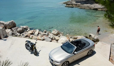 BMW 220i Cabrio vs BMW R nineT