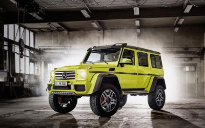 H Mercedes G500 4x4^2 concept εν δράσει