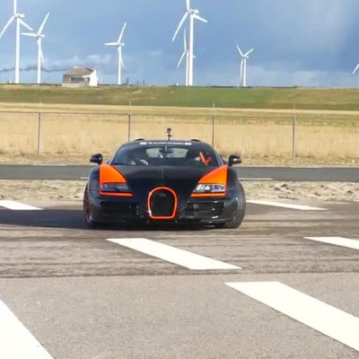 Donuts με Bugatti Veyron (video)