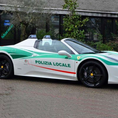 Ferrari 458 Spider της Μαφίας γίνεται περιπολικό