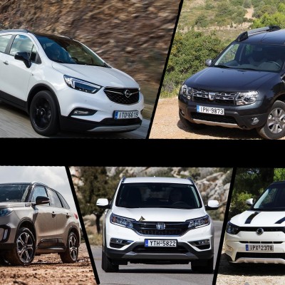 ΔΟΚΙΜΗ: 5 SUV & Crossover 4x4 έως 1.6
