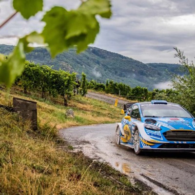 O I. Σερδερίδης με Ford Fiesta WRC στο ράλλυ Γερμανίας