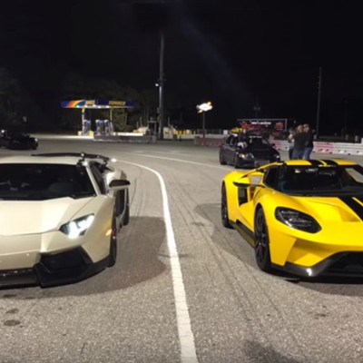 Ένα «θαρραλέο» Ford GT… προκαλεί μία Lamborghini Aventador (vid)