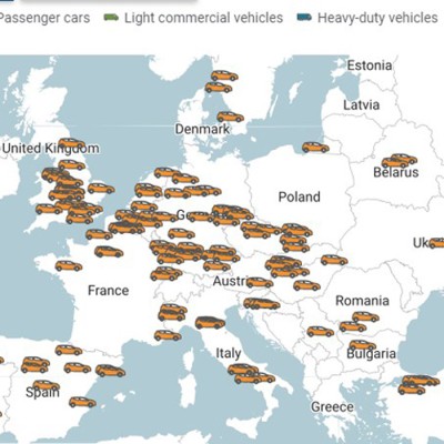 Δες όλα τα εργοστάσια οχημάτων στην Ευρώπη