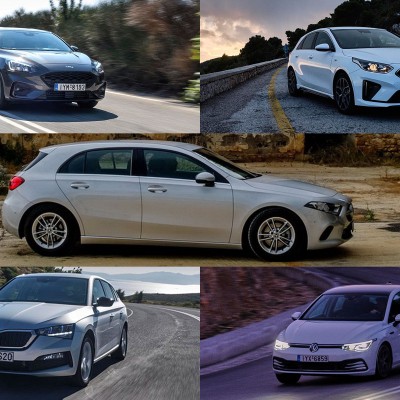 5 Video Δοκιμές μικρομεσαίων: Focus, Ceed, A-Class, Scala και Golf
