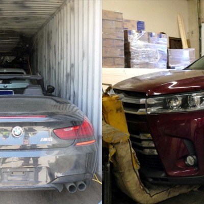 Πάνω από 40 κλεμμένα αυτοκίνητα βρέθηκαν σε κοντέινερ που είχαν ως προορισμό την Λιβύη και την Τουρκία