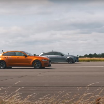 Σώμα με σώμα: AMG E 63 S εναντίον Jaguar Project 8 (Video)