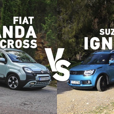 Αγορά μικρού υβριδικού SUV: FIAT Panda Cross ή Suzuki Ignis;