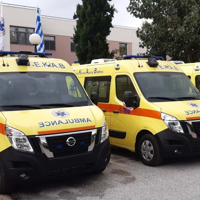 Η Nissan παρέδωσε στο ΕΚΑΒ 25 ολοκαίνουρια ασθενοφόρα