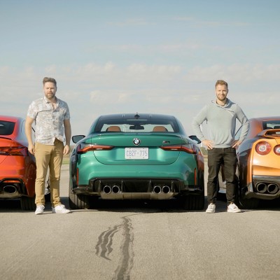 Τρία τετρακίνητα στην πίστα: Audi RS5, BMW M4 και Nissan GT-R στήνονται στην ευθεία [video]