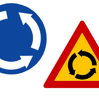 Οι δύο πινακίδες που συναντάς σε κυκλικό κόμβο – Ξέρεις τι σημαίνουν;