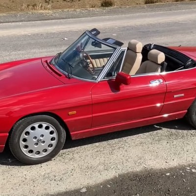 Alfa Romeo Spider με «ηλεκτρική» καρδιά (video)