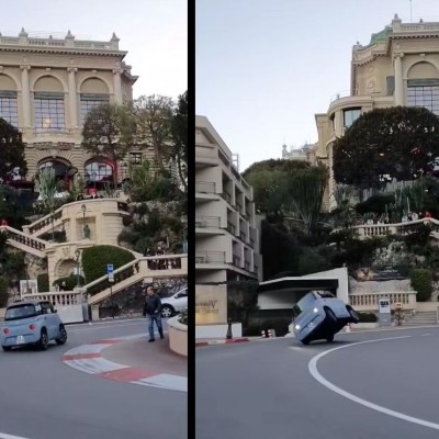 Video: Η τούμπα του Citroen Ami στο Monaco που έγινε viral