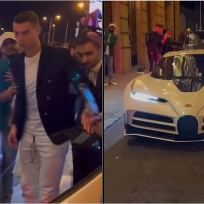 Ο Ρονάλντο εμφανίστηκε με τη Bugatti Centodieci των 8 εκατ. €– Έγινε χαμός [video]