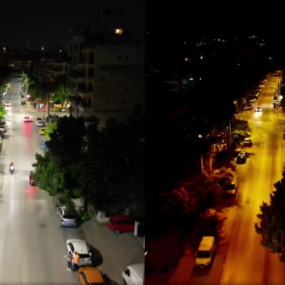 Φωτίστηκε η Θεσσαλονίκη – Δες τη διαφορά σε video