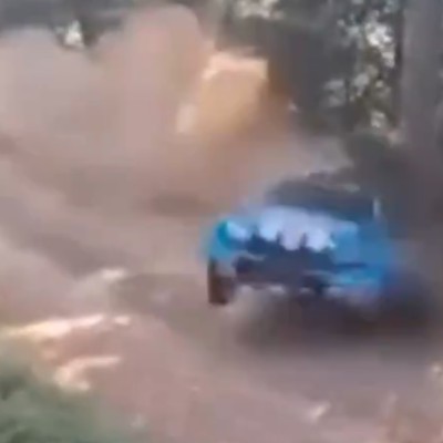 Ράλλυ Ακρόπολις: Το video του σφοδρού ατυχήματος του Έλληνα οδηγού