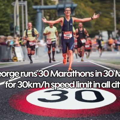 Ο Έλληνας που έτρεξε 30 μαραθωνίους σε 30 μήνες – O νέος ΚΟΚ και το όριο των 30 km/h