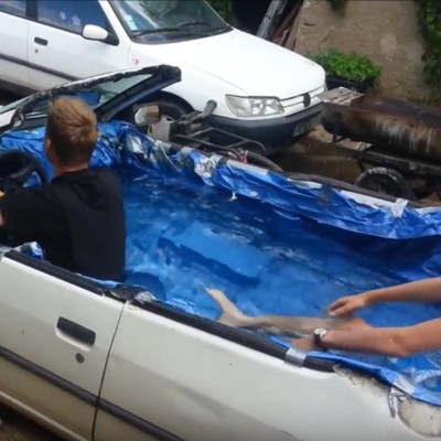 Μία… (αυτο)κινητή πισίνα! (VIDEO)