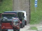 Mercedes-Benz G climbing up a stair