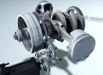 BMW R 1200 GS engine animation