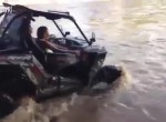 RIVER CROSSING WITH POLARIS ATV