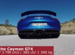 Porsche Cayman GT4 0-240 km/h