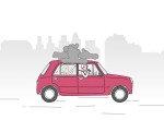 Smoking in vehicles animation