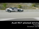Audi RS 7 piloted driving record @ Parcmotor track in Spain