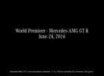 World Premiere Mercedes-AMG GT R