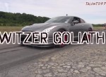 Nissan GT-R 218mph crash - in car