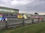 BTCC SloMo Hunter Abbott crash Snetterton 2016