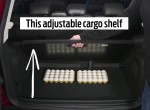 Ford EcoSport Adjustable Cargo Shelf