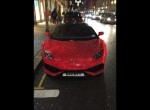 SHE COVERED HER LAMBORGHINI IN CRYSTALS?!