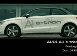 Audi A1 e-tron footage