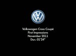 VW Cross Coupe SUV Concept