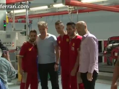 Gordon Ramsay visits Ferrari in Maranello.mp4