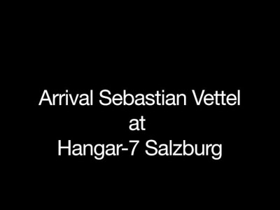 Vettel in Hangar 7