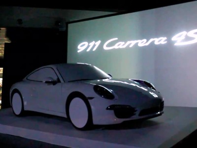 Porsche 911 projection