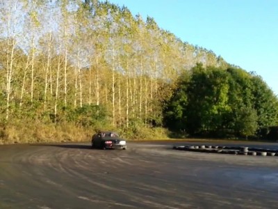 Accident during drift test