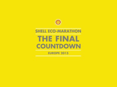 Shell Eco-marathon 2015 - The final countdown