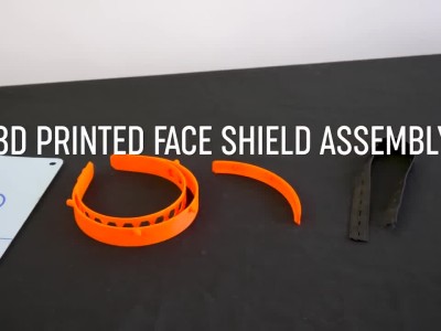 3D Printed Face Shield (RC1) - Assembly Guide